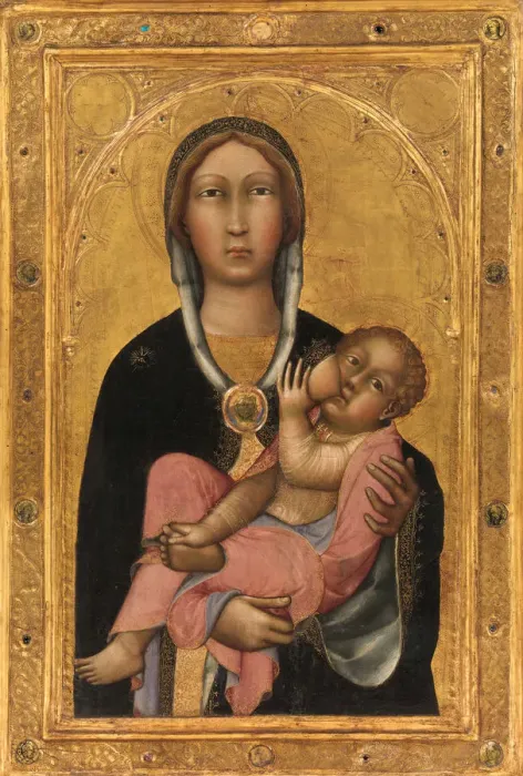 Framed Print : Madonna and Child, 1370s. Creator: Paolo di Giovanni Fei