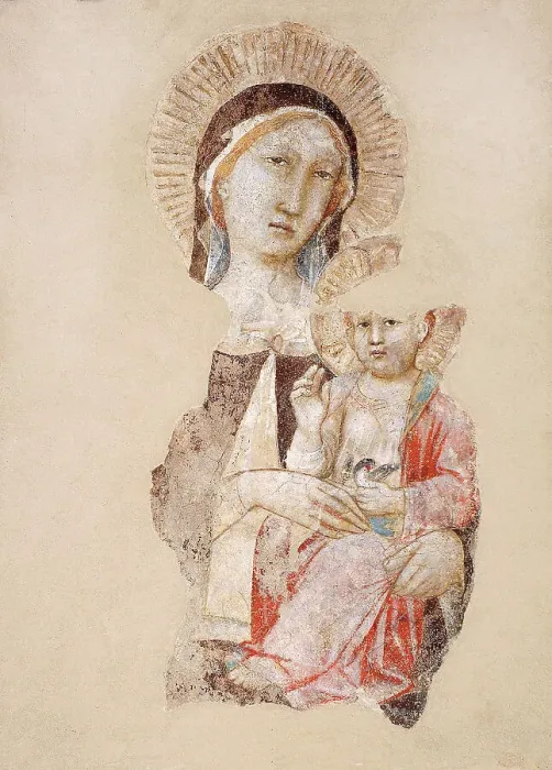 Framed Print : Madonna with Child, 1392-1395. Creator: Gaddi; Agnolo (1350-1396) Framed Print : Madonna with Child, 1392-1395. Creator: Gaddi; Agnolo (1350-1396)