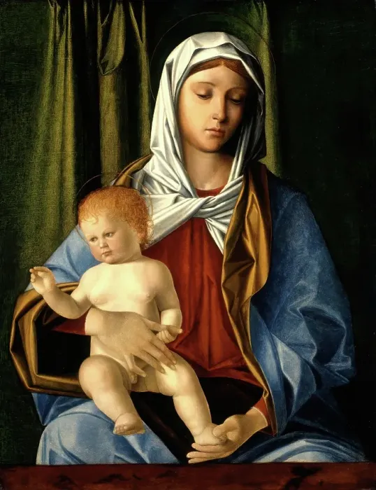 Framed Print : Madonna and Child, about 1500. Creator: Niccolo Rondinelli Framed Print : Madonna and Child, about 1500. Creator: Niccolo Rondinelli