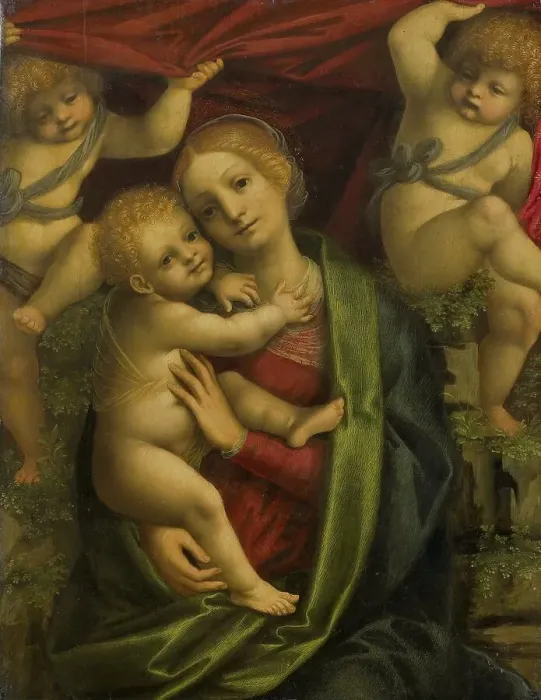 Framed Print : Madonna and Child, 1525-1535. Creator: Workshop of Gaudenzio Ferrari Framed Print : Madonna and Child, 1525-1535. Creator: Workshop of Gaudenzio Ferrari