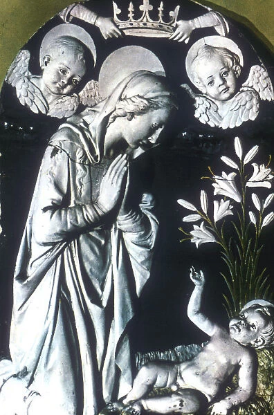 Madonna and Child, 15th-16th century. Artist: Della Robbia family