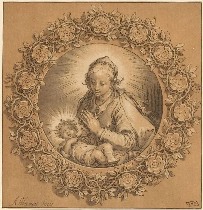 Framed Print : Madonna and Child, 1769. Creator: Cornelis Ploos van Amstel Framed Print : Madonna and Child, 1769. Creator: Cornelis Ploos van Amstel