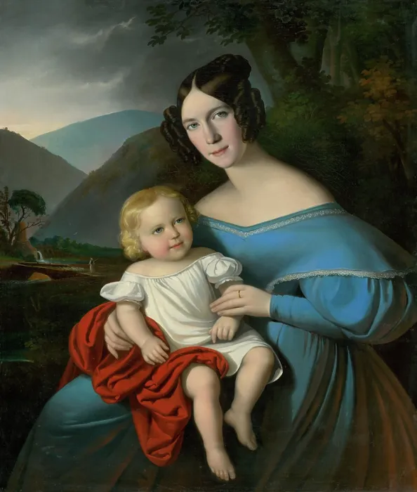 Framed Print : Madonna and Child, 1833. Creator: Unknown Framed Print : Madonna and Child, 1833. Creator: Unknown