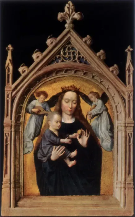 Framed Print : The Madonna and Child, (1927). Artist: Gerard David Framed Print : The Madonna and Child, (1927). Artist: Gerard David