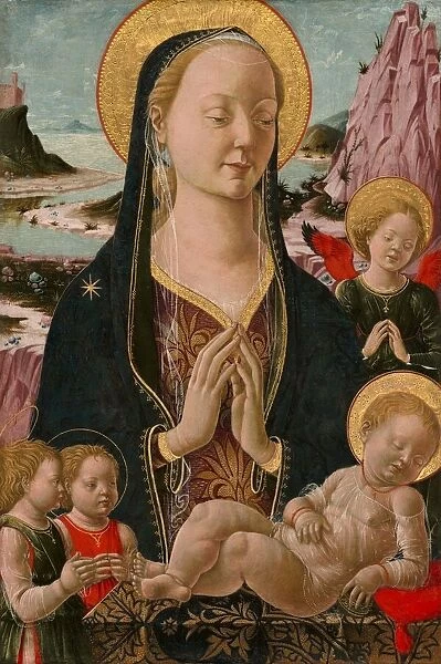Madonna and Child with Angels, c. 1455 / 1470. Creator: Unknown