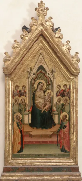Framed Print : Madonna and Child with eight Angels and Saints Peter and Paul Framed Print : Madonna and Child with eight Angels and Saints Peter and Paul
