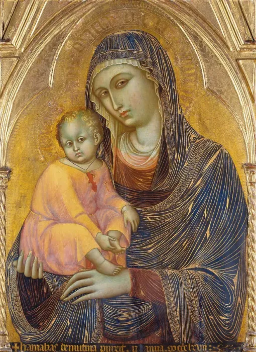 Framed Print : Madonna and Child. Artist: Barnaba da Modena (c. 1328 ? c. 1386) Framed Print : Madonna and Child. Artist: Barnaba da Modena (c. 1328 ? c. 1386)