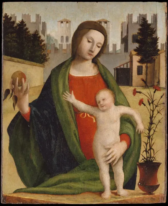 Framed Print : Madonna and Child. Artist: Bramantino (1465-1530) Framed Print : Madonna and Child. Artist: Bramantino (1465-1530)
