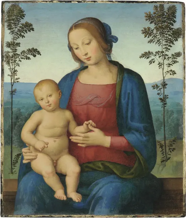 Framed Print : Madonna and Child. Artist: Lo Spagna, (Giovanni di Pietro) (1450-1528) Framed Print : Madonna and Child. Artist: Lo Spagna, (Giovanni di Pietro) (1450-1528)