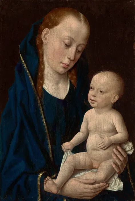 Framed Print : Madonna and Child, c. 1465. Creator: Dieric Bouts Framed Print : Madonna and Child, c. 1465. Creator: Dieric Bouts