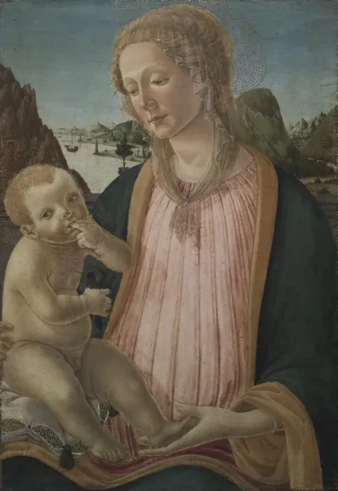 Framed Print : Madonna and Child, c. 1475-1480. Creator: Francesco Botticini (Italian, c. 1446-1497) Framed Print : Madonna and Child, c. 1475-1480. Creator: Francesco Botticini (Italian, c. 1446-1497)