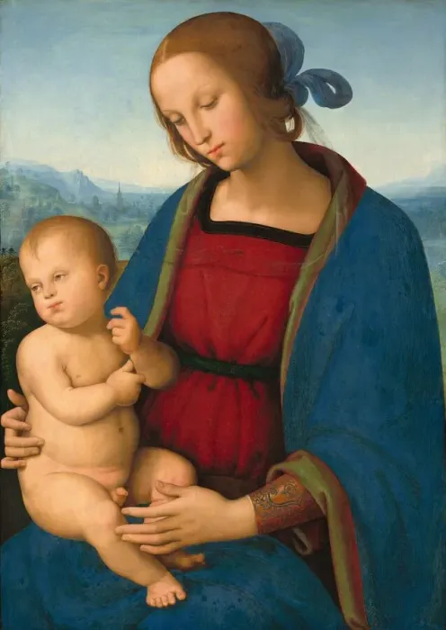 Framed Print : Madonna and Child, c. 1500. Creator: Perugino Framed Print : Madonna and Child, c. 1500. Creator: Perugino
