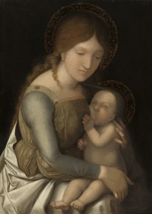 Framed Print : Madonna and Child, c. 1505 / 1510. Creator: Correggio Framed Print : Madonna and Child, c. 1505 / 1510. Creator: Correggio