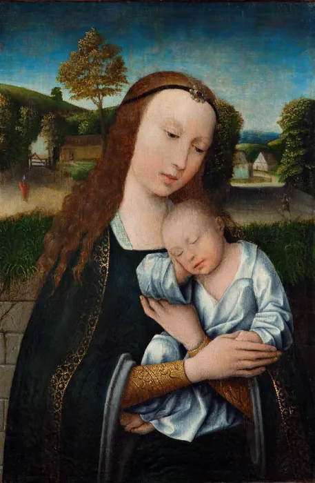 Framed Print : Madonna and Child, c. 1520. Creator: Anonymous Framed Print : Madonna and Child, c. 1520. Creator: Anonymous
