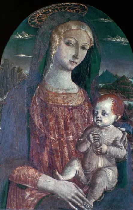 Framed Print : Madonna and Child, c1450-1495. Artist: Matteo di Giovanni Framed Print : Madonna and Child, c1450-1495. Artist: Matteo di Giovanni