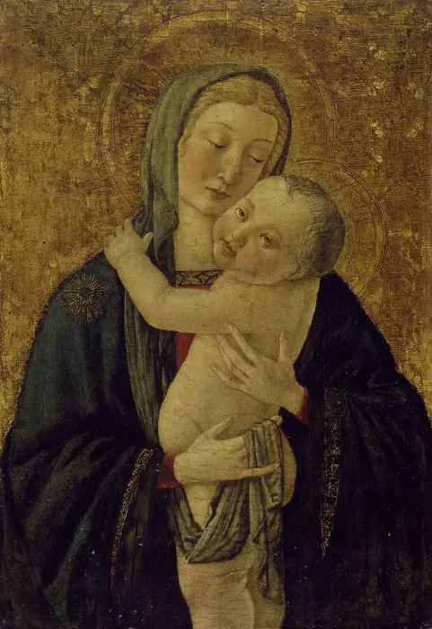 Framed Print : Madonna and Child, c1480. Creator: Cosimo Rosselli Framed Print : Madonna and Child, c1480. Creator: Cosimo Rosselli