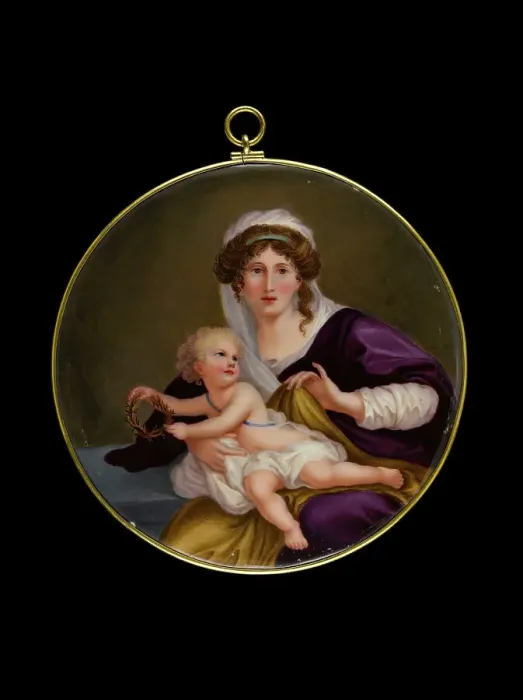 Framed Print : Madonna with Child, c1810. Creator: English School Framed Print : Madonna with Child, c1810. Creator: English School