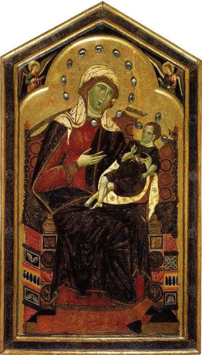 Framed Print : Madonna and Child, ca 1262. Artist: Dietisalvi di Speme (between 1250 and 1291) Framed Print : Madonna and Child, ca 1262. Artist: Dietisalvi di Speme (between 1250 and 1291)