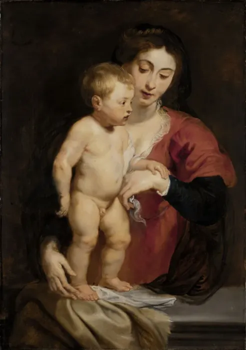 Framed Print : Madonna and Child, ca. 1615-1618. Creator: Peter Paul Rubens Framed Print : Madonna and Child, ca. 1615-1618. Creator: Peter Paul Rubens