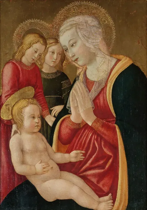 Framed Print : Madonna and Child. Creator: Master of the Castello Nativity Framed Print : Madonna and Child. Creator: Master of the Castello Nativity