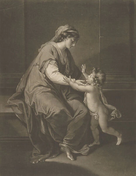 Madonna and Child, December 3, 1774. Creator: Valentine Green
