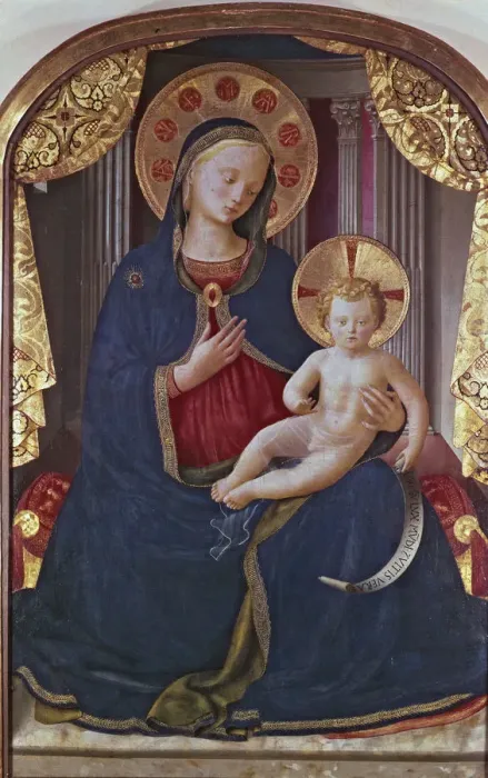 Framed Print : Madonna with the Child, by Fra Angelico Framed Print : Madonna with the Child, by Fra Angelico