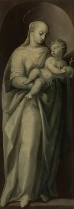 Framed Print : Madonna and Child, late 16th century. Creator: Abraham de Rijcke Framed Print : Madonna and Child, late 16th century. Creator: Abraham de Rijcke
