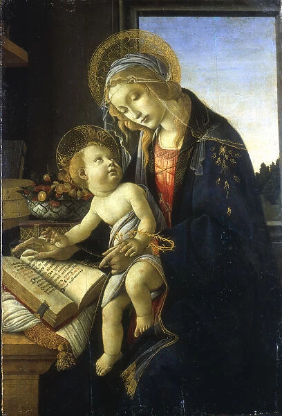 Madonna and Child ('Madonna of the Book'), 1483. Artist: Sandro Botticelli