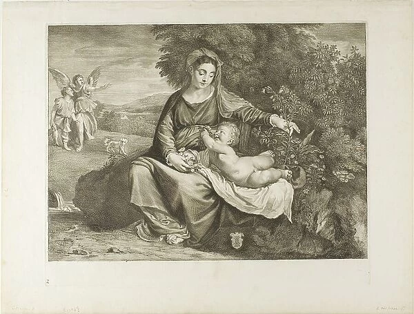 Madonna and Child, n.d. Creator: Cornelis de Visscher