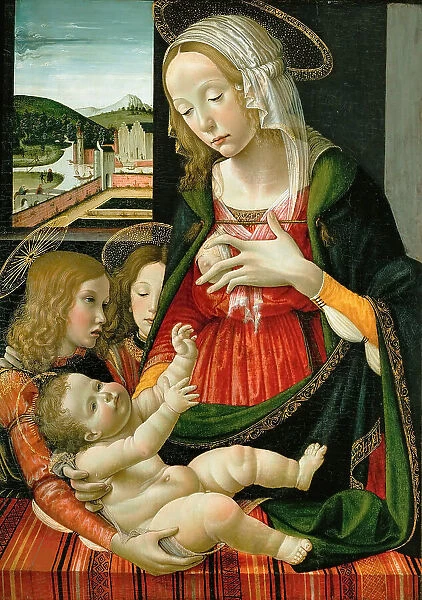 The Madonna and child, Third Quarter of 15th century. Creator: Mainardi, Bastiano (ca 1460-1513)