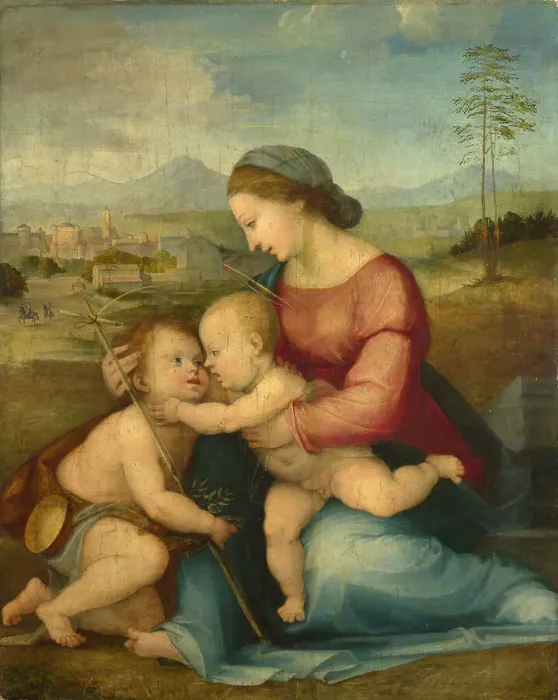 Framed Print : The Madonna and Child with Saint John, c. 1516 Framed Print : The Madonna and Child with Saint John, c. 1516