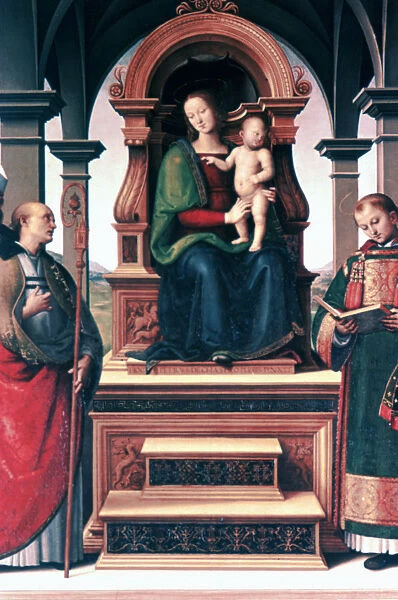 Madonna and Child with Saints, c1470-1523. Artist: Perugino