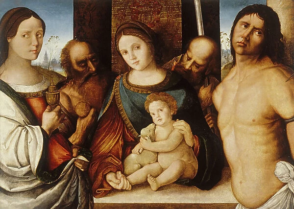 Madonna and Child with Saints, c1510-1515. Creator: Francesco Zaganelli