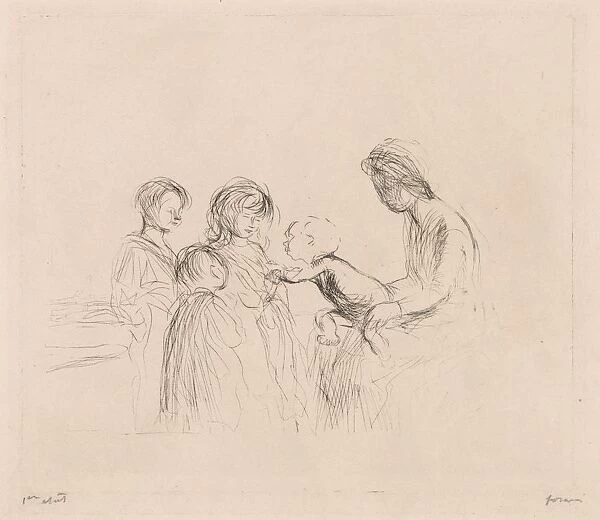 Madonna and Children. Creator: Jean Louis Forain (French, 1852-1931)