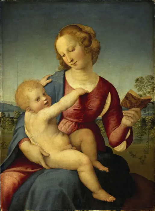 Framed Print : Madonna Colonna, 1508. Artist: Raphael (1483-1520) Framed Print : Madonna Colonna, 1508. Artist: Raphael (1483-1520)