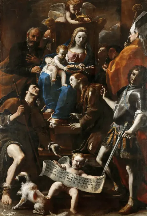 Framed Print : Madonna of Constantinople, c. 1565. Creator: Preti, Mattia (1613-1699) Framed Print : Madonna of Constantinople, c. 1565. Creator: Preti, Mattia (1613-1699)