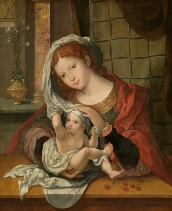 Framed Print : Madonna. Creator: Pauwels Coecke van Aelst Framed Print : Madonna. Creator: Pauwels Coecke van Aelst