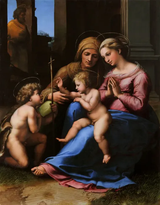 Framed Print : Madonna del Divino Amore, ca 1516-1518 Framed Print : Madonna del Divino Amore, ca 1516-1518