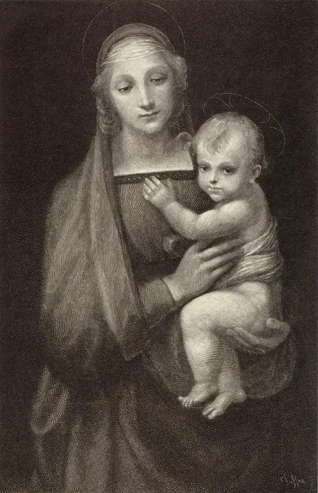 Framed Print : Madonna del Gran Duca, 19th century. Creator: Unknown. Madonna del Gran Duca, 19th century. Creator: Unknown Framed Print : Madonna del Gran Duca, 19th century. Creator: Unknown. Madonna del Gran Duca, 19th century. Creator: Unknown