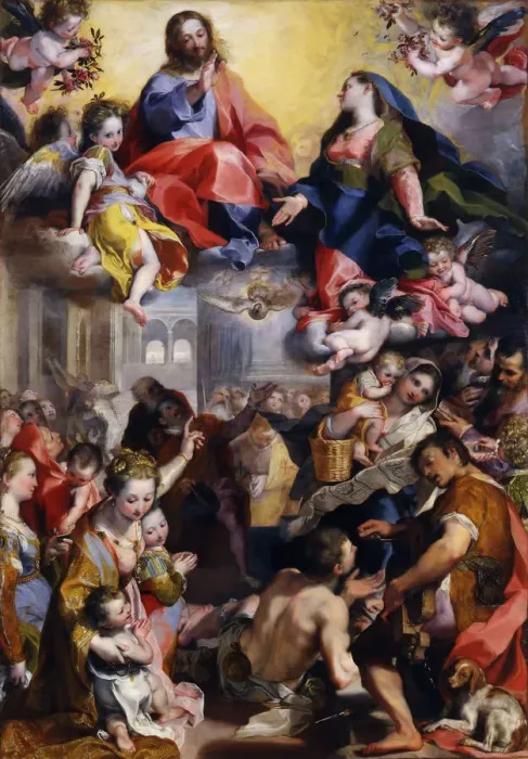 Framed Print : Madonna del Popolo, 1579. Artist: Barocci, Federigo (1528-1612) Framed Print : Madonna del Popolo, 1579. Artist: Barocci, Federigo (1528-1612)