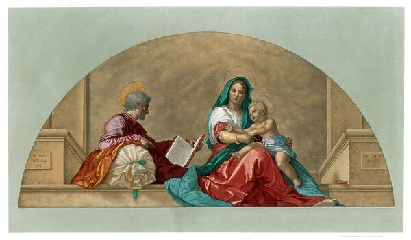 Madonna del sacco ( Madonna with the Sack ), 1525 (1870). Artist: Franz Kellerhoven