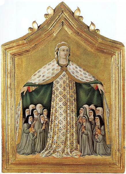 Madonna della Misericordia (Madonna of Mercy), 1440s. Artist: Sano di Pietro (1406-1481)