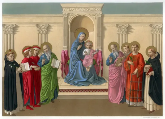 Framed Print : Madonna delle ombre ( Madonna of the Shadows ), c1450 (1870). Artist: Franz Kellerhoven Framed Print : Madonna delle ombre ( Madonna of the Shadows ), c1450 (1870). Artist: Franz Kellerhoven
