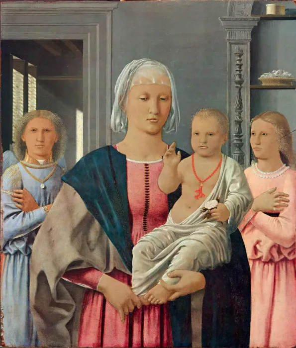 Framed Print : Madonna di Senigallia, c. 1473-1475 Framed Print : Madonna di Senigallia, c. 1473-1475