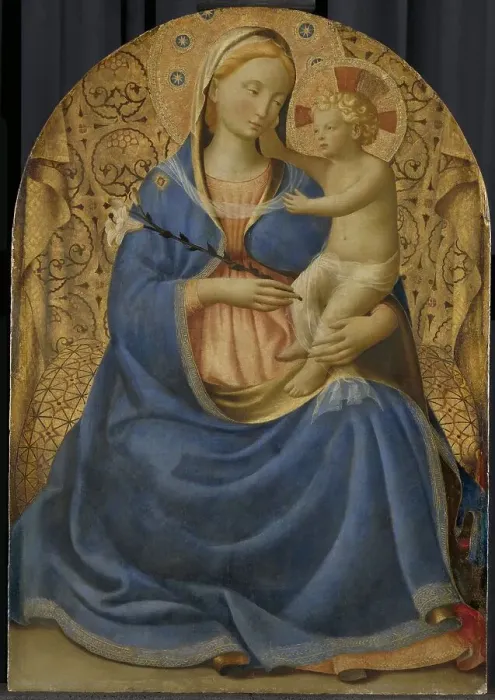 Framed Print : Madonna of Humility, c.1440. Creator: Fra Angelico Framed Print : Madonna of Humility, c.1440. Creator: Fra Angelico