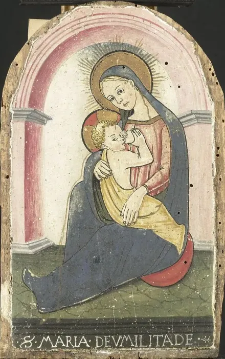 Framed Print : Madonna of Humility, (falsification of), 1910-1930. Creator: Unknown Framed Print : Madonna of Humility, (falsification of), 1910-1930. Creator: Unknown