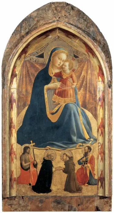 Framed Print : Madonna of Humility (Madonna dell Umilta) with Saints, ca 1429 Framed Print : Madonna of Humility (Madonna dell Umilta) with Saints, ca 1429