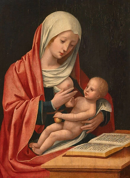 Madonna of the Milk, First Half of 16th cen.. Creator: Master of the Female Half-Lengths (First half of 16th cen.)