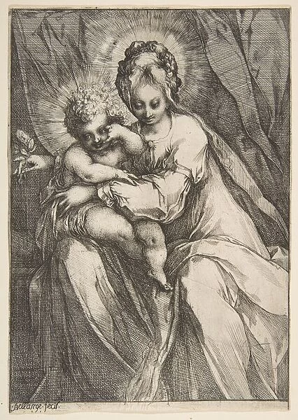 Madonna with a Rose, 1595-1616. Creator: Jacques Bellange
