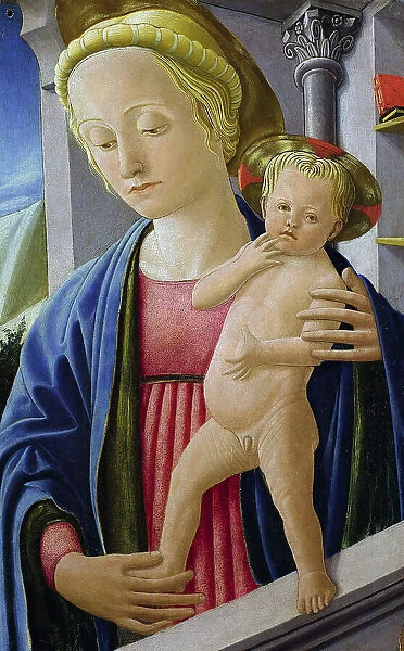 Madonna und Kind, ca 1445. Creator: Fra Carnevale (Bartolomeo di Giovanni Corradini) (c. 1420 / 25-1484)